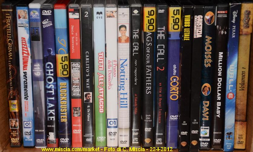 20 DVD originali vendo